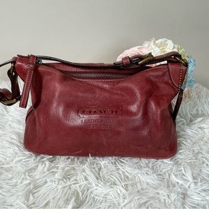 Mini leather coach bag